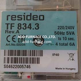 resideo TF 834.3 Rev.A